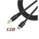 DC-DC Кабель Type-c 12V підвищуючий перетворювач з type-c 5 вольт на 12 вольт для роутера від powerbank