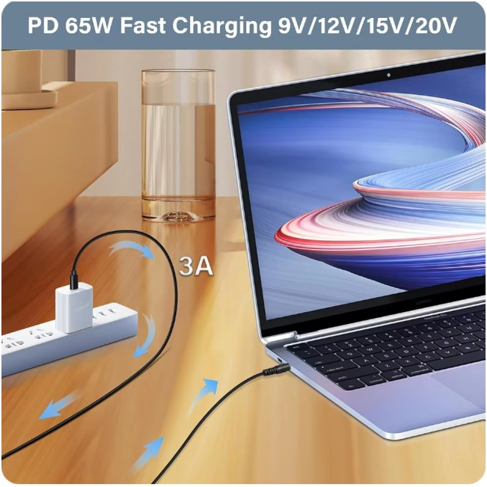DC-DC Кабель Type-c 12V підвищуючий перетворювач з type-c 5 вольт на 12 вольт для роутера від powerbank