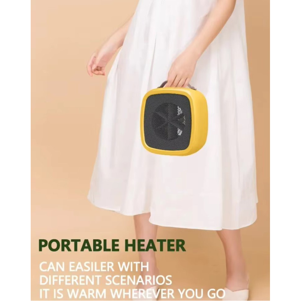 Тепловентилятор 500W SmartGo Жовтий