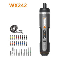 Електрична акумуляторна викрутка WORX WX242 Type-c Комплект